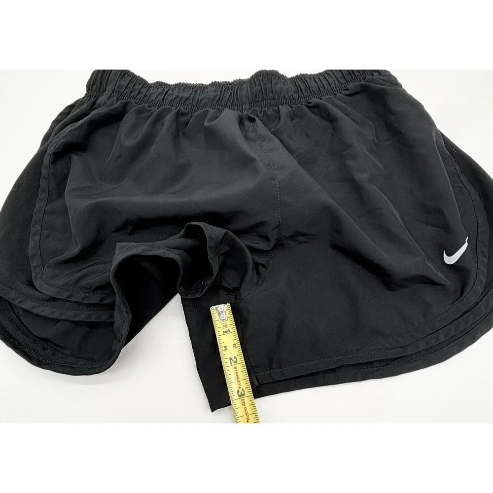 Nike Girls Dri-FIT Running Shorts Black Size Medium M